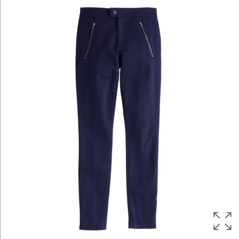 J. Crew Pixie Pant Front Zip & Button Closure - image 2