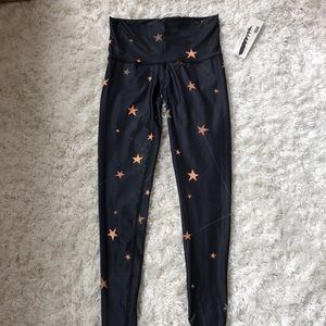 Teeki Great Star Nation Hot Pants in Black NWT