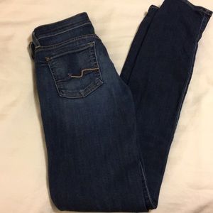 7 For Mankind Jeans. Roxanne Skinny. Size 26