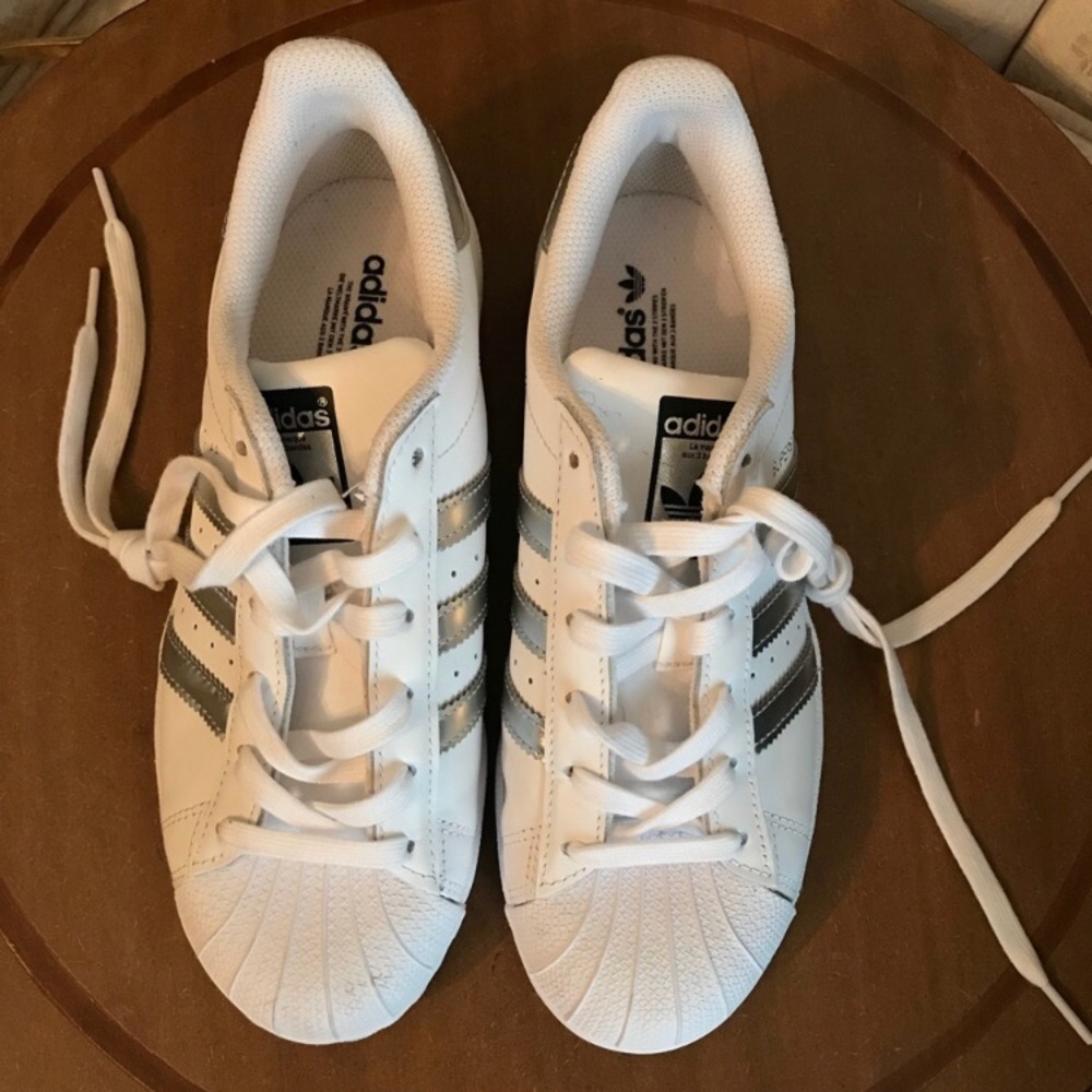 Adidas Superstar silver