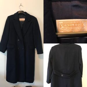 pendleton long wool coat