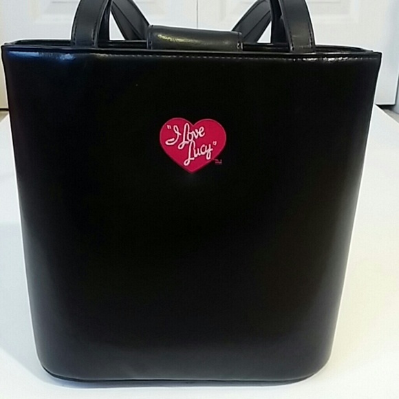 I Love Lucy Purse Black with Strap - Picture 2 of 4