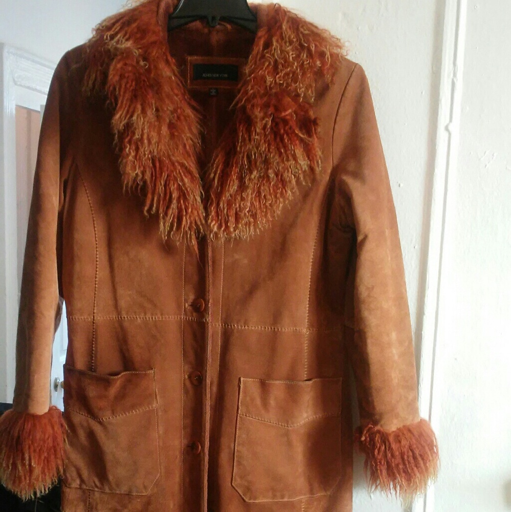 Full Length Cold Weather Leather Coat