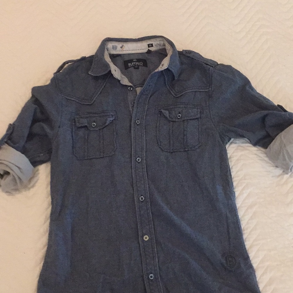 Buffalo Navy Blue Fleece