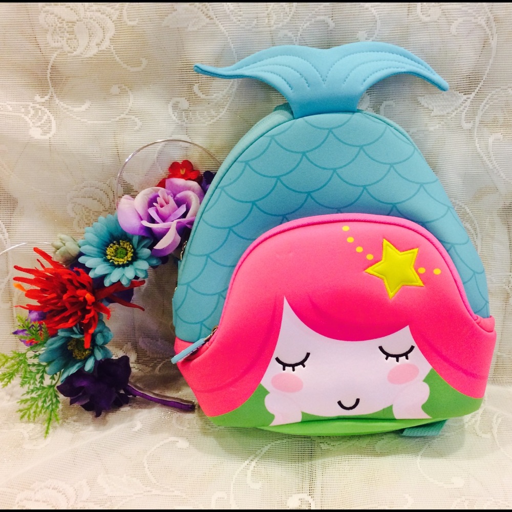 Toddlers Mermaid Backpack 🌊💙