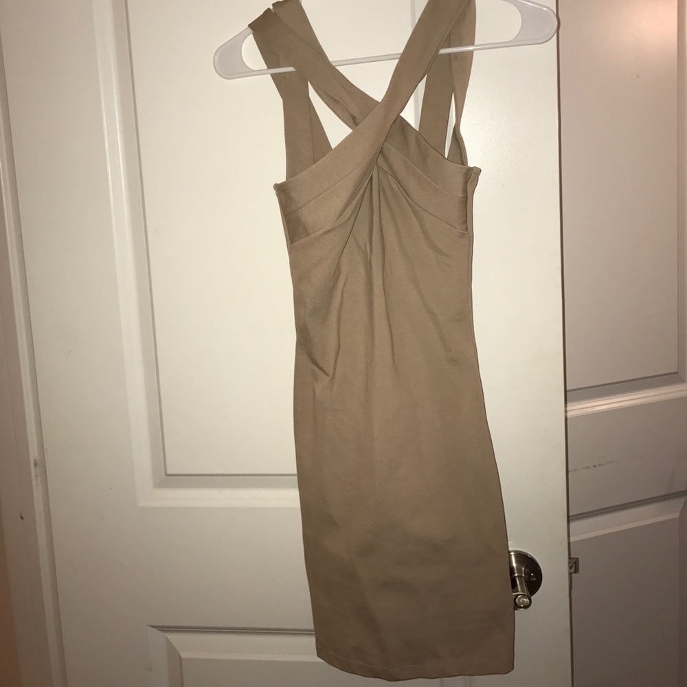 Stunning tan dress
