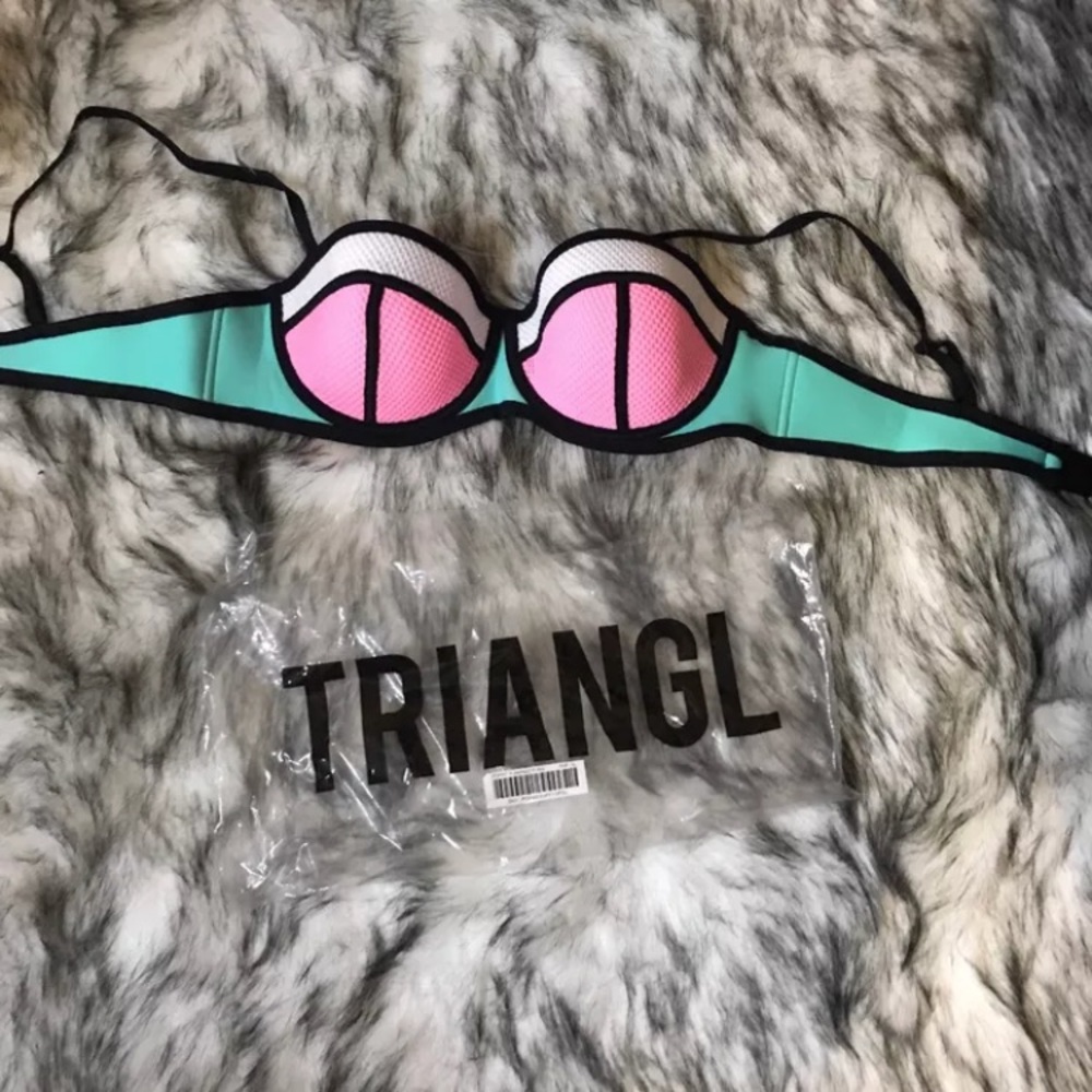 Authentic Triangl Poppy Flamingo Fling bikini