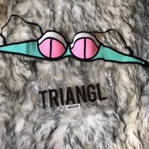 Authentic Triangl Poppy Flamingo Fling bikini