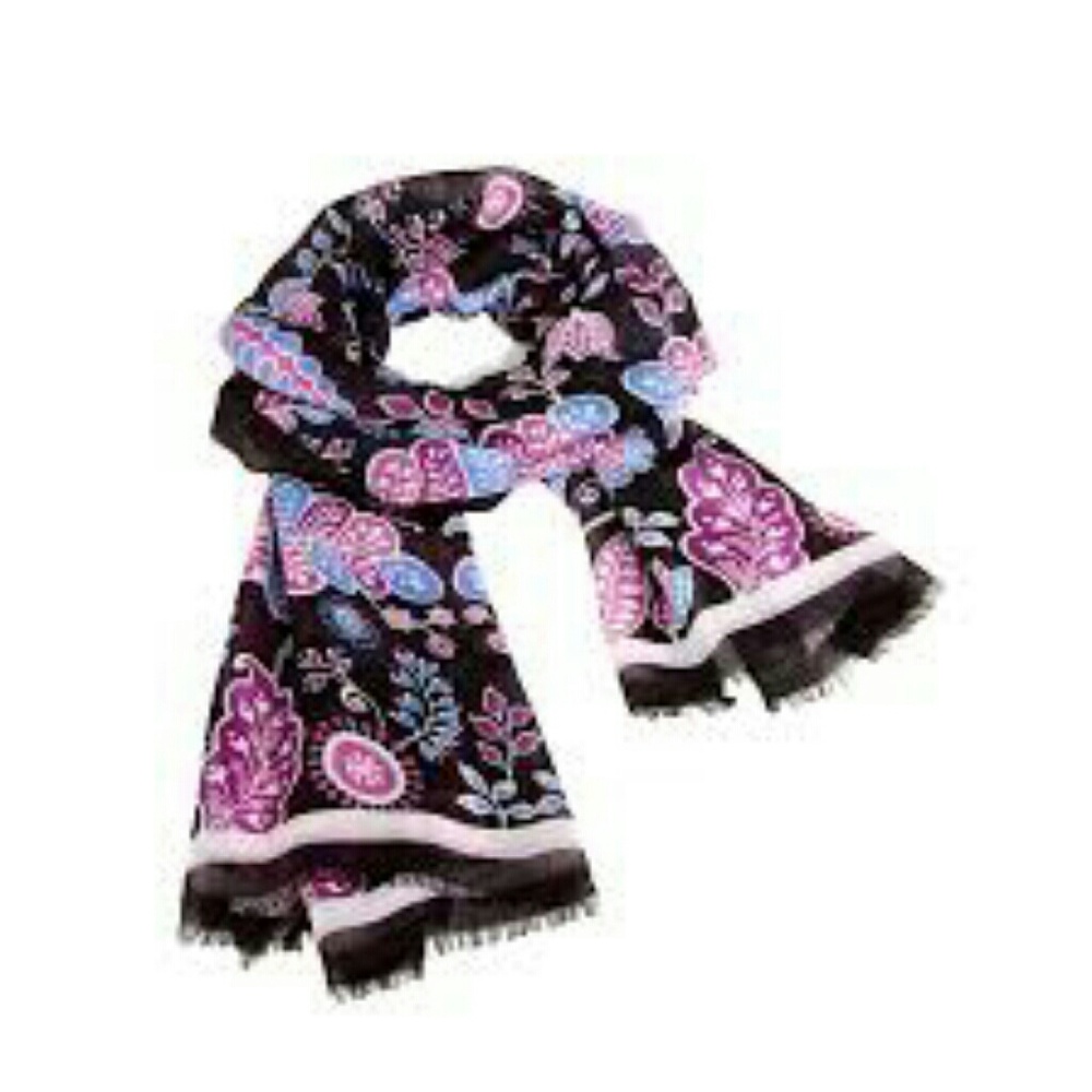 Vera Bradley Soft Fringe Scarf Alpine Floral