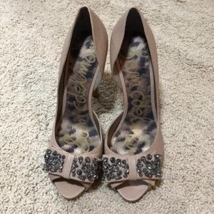 San Edelman Nude Pumps