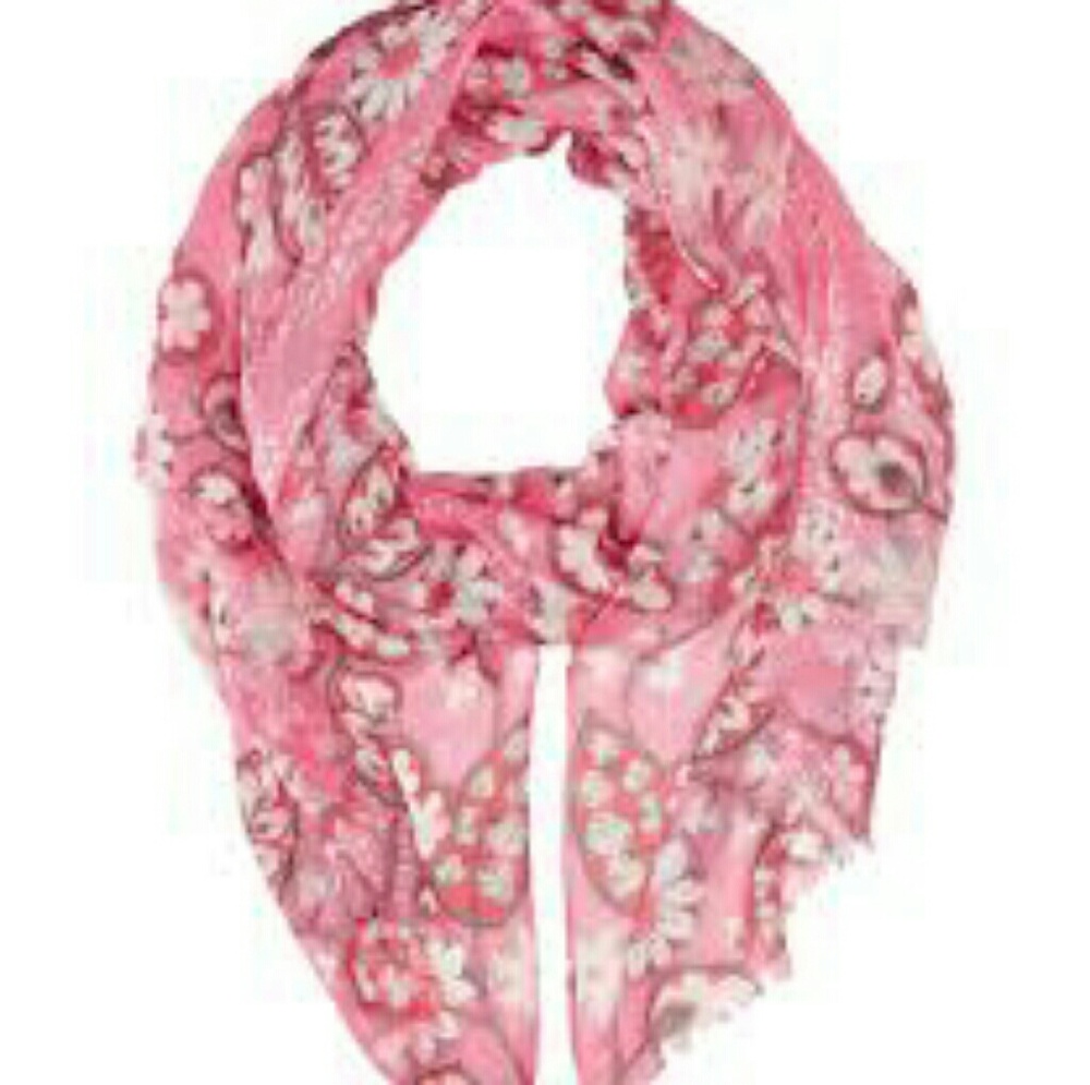 Vera Bradley Soft Fringe Scarf Blush Pink