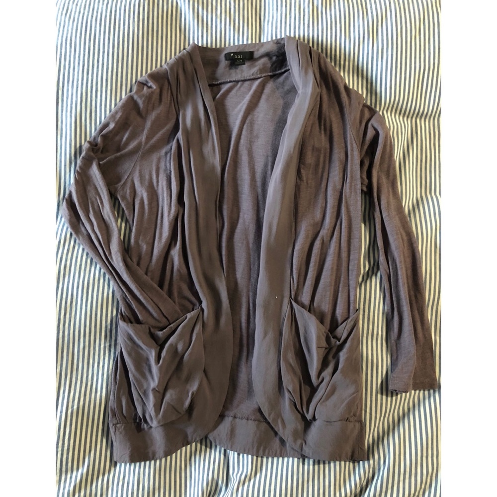 Medium purple cardigan forever 21