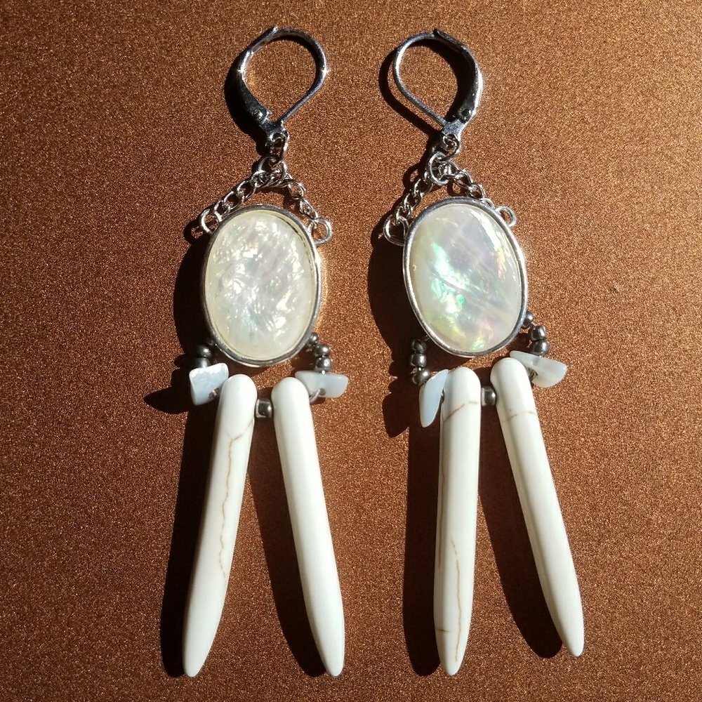 SOLD***Sabertooth Earrings
