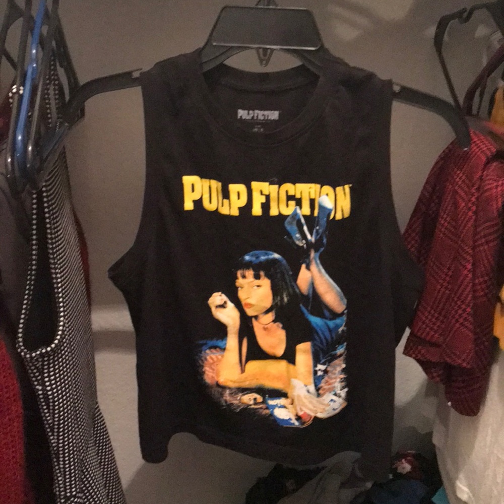 Forever 21 Pulp fiction muscle crop top never worn