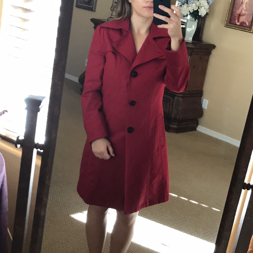 Kenneth Cole New York Red Coat