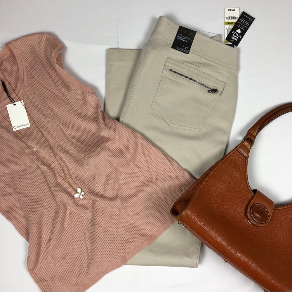 i.n.c Long Stretch Pants