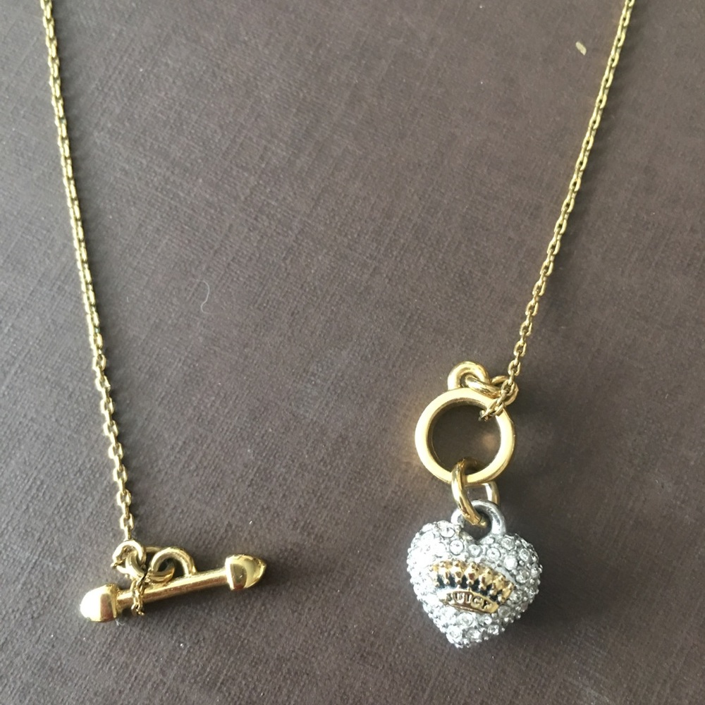 Juicy couture heart necklace