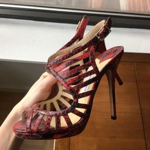 Sold! Jimmy Choo Snakeskin Heels