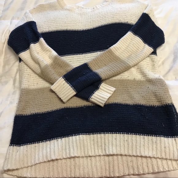 Striped, knitted F21 sweater - Picture 1 of 2