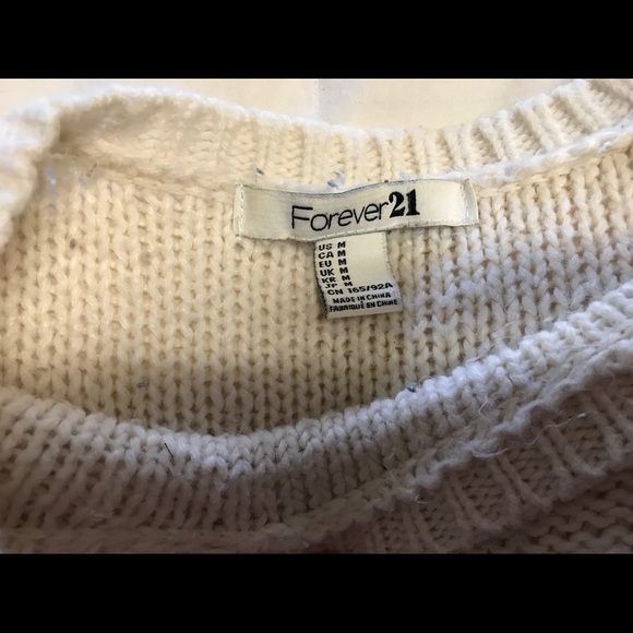 Striped, knitted F21 sweater - Picture 2 of 2