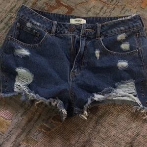 Forever 21 High Waksted Denim Shorts