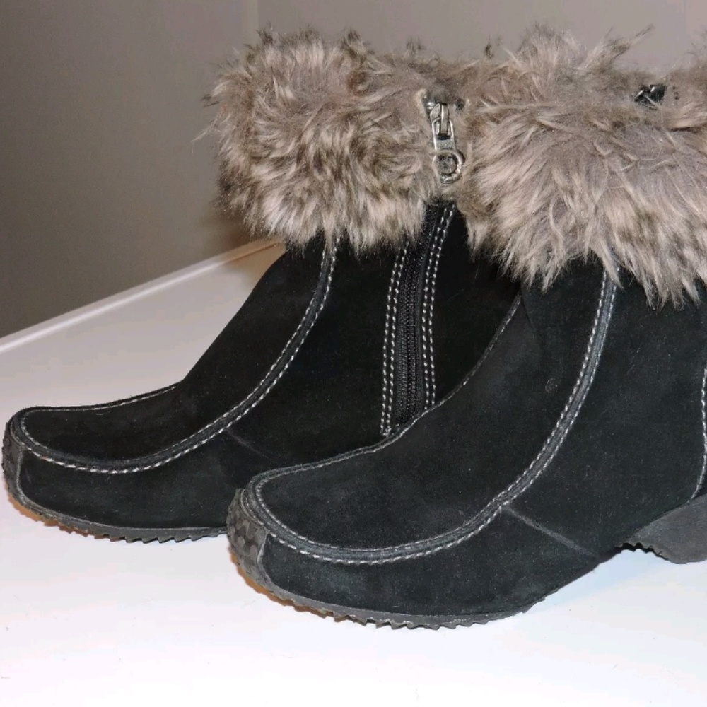 Faux Fur Lining Boots
