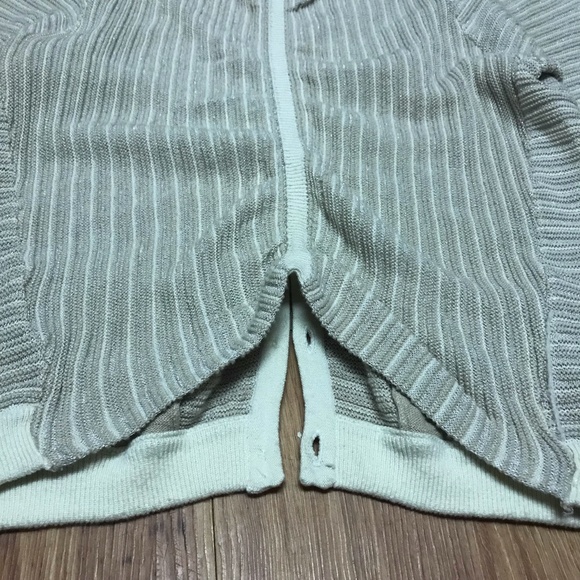 Guinevere for Anthropologie Cream & Brown Cardigan - Picture 6 of 6