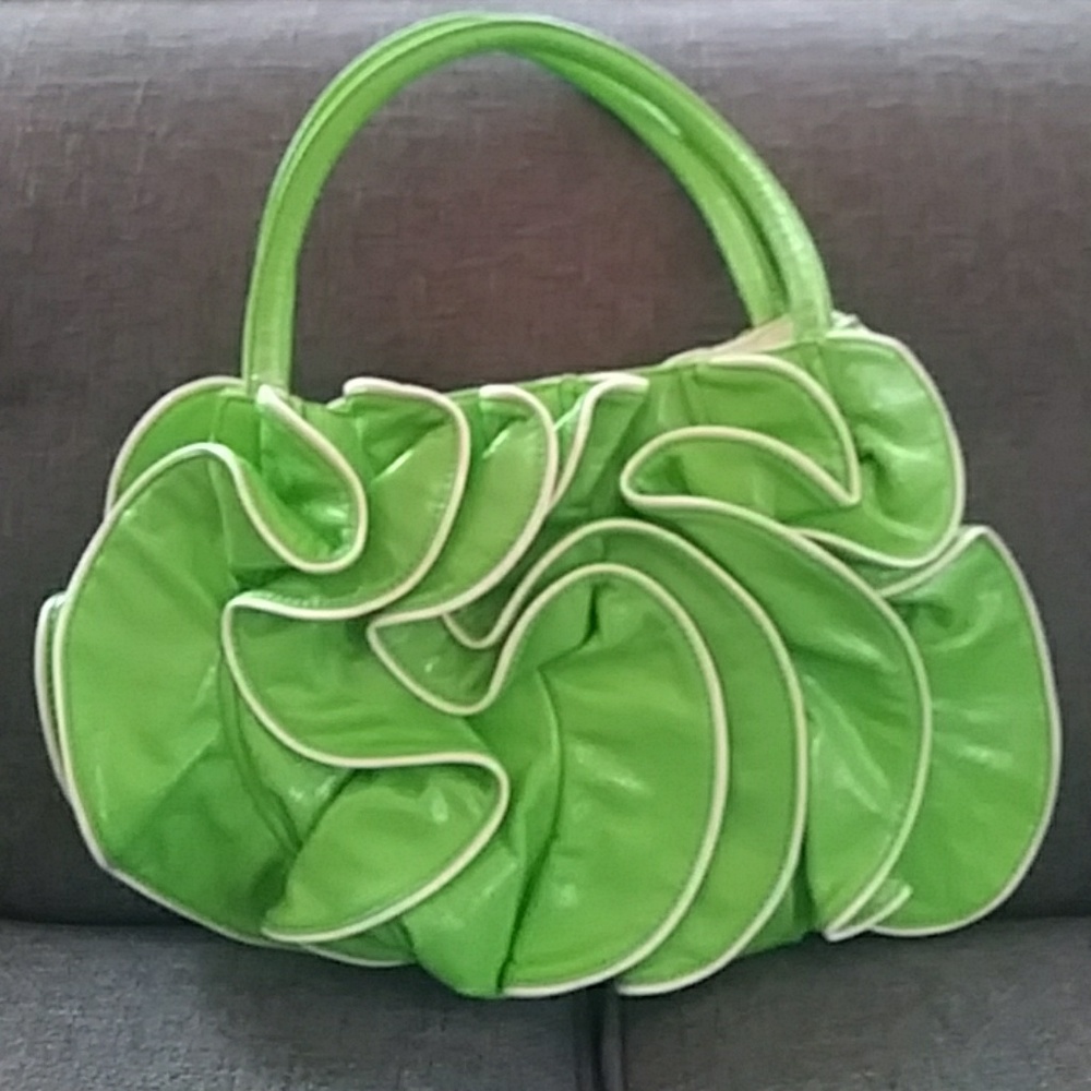 Lime green purse