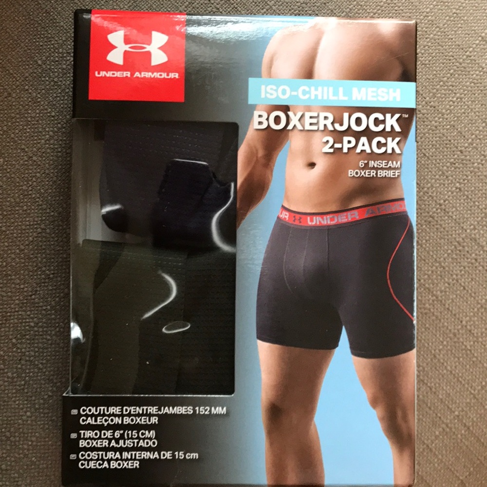 *NEW IN Box* Under Armour Mesh Boxer Briefs-2 pack