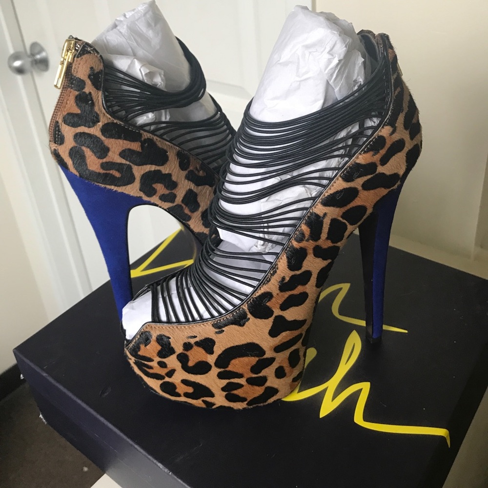 London Trash peep toe platforms