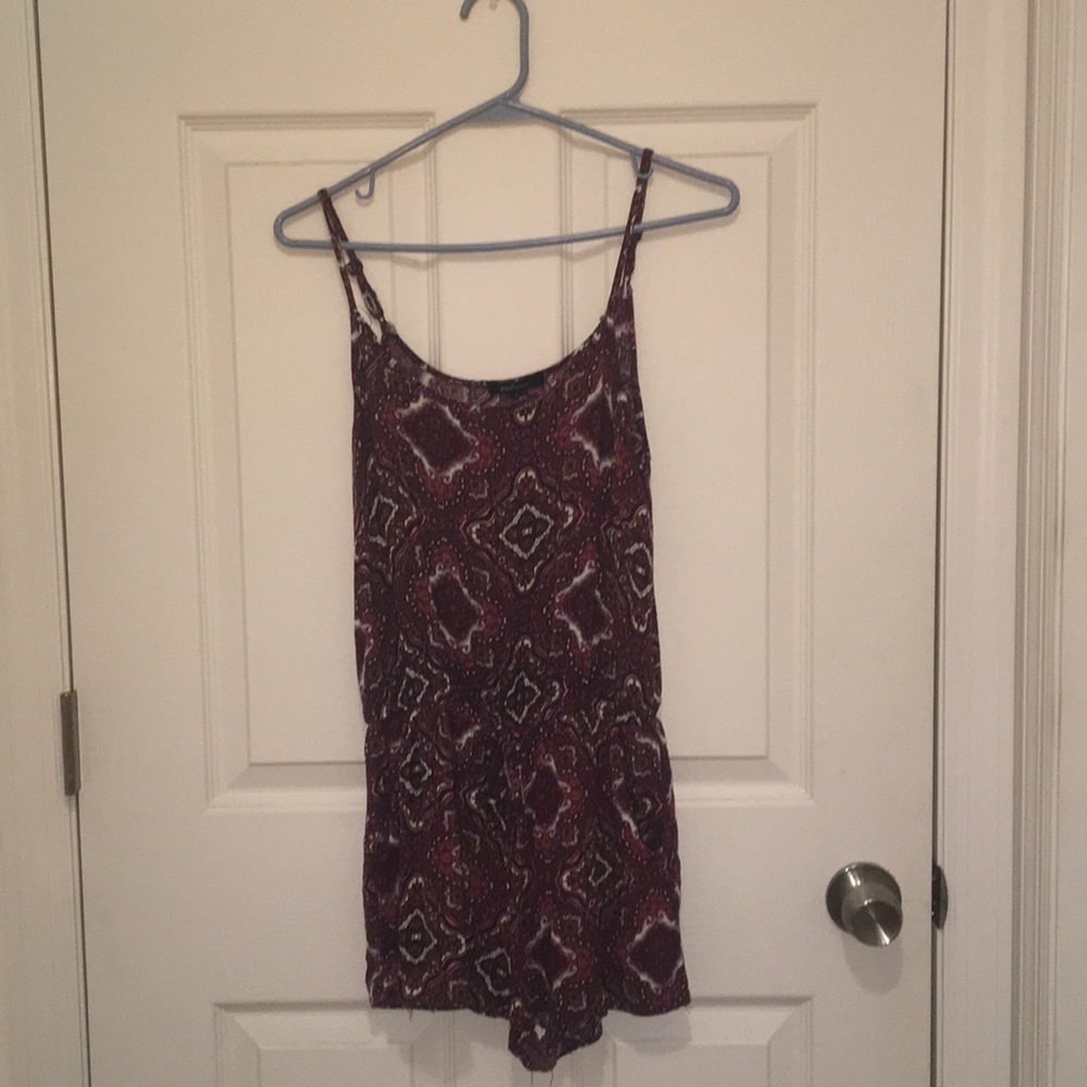 Pretty Maroon Romper