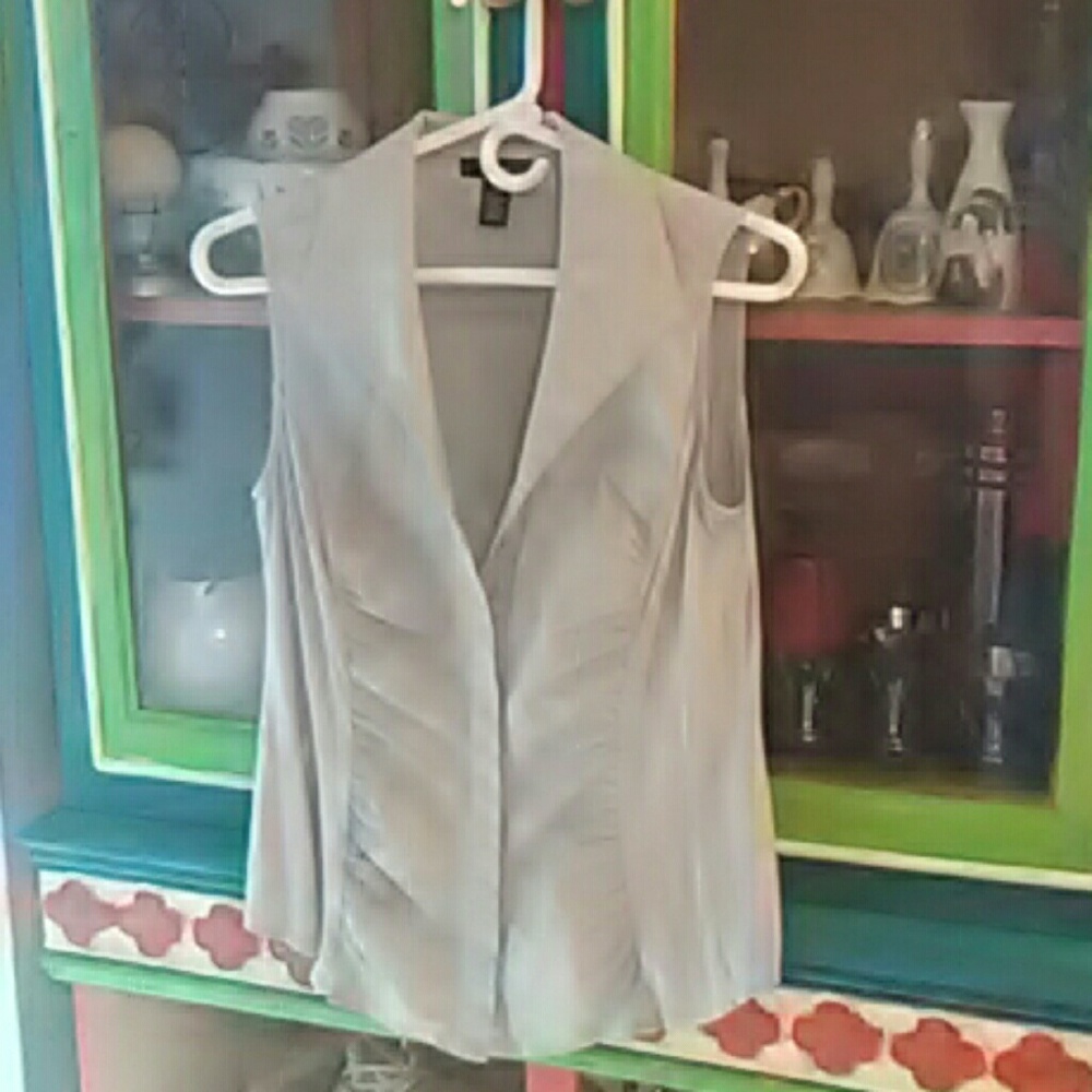 NWOT Alfani sleeveless dress shirt