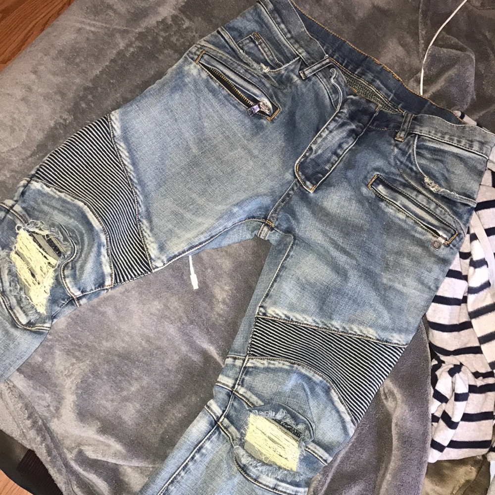 Size 30 balmain jeans