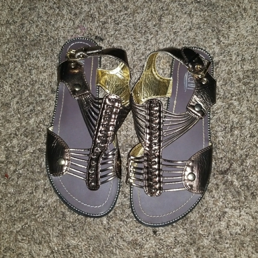 Bronzed sandle