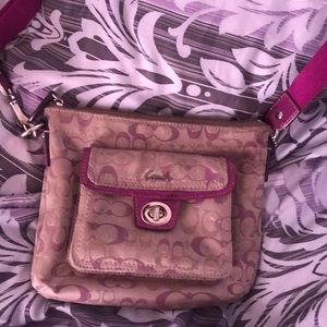 Coach cross body purse
