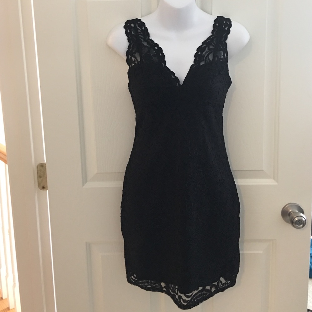 Top shop black dress