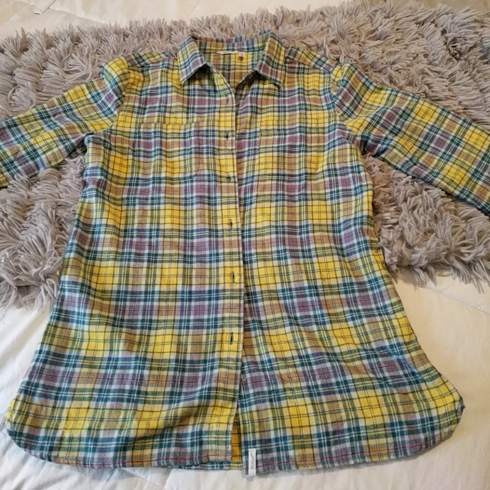 Women's Woolrich plaid shirt