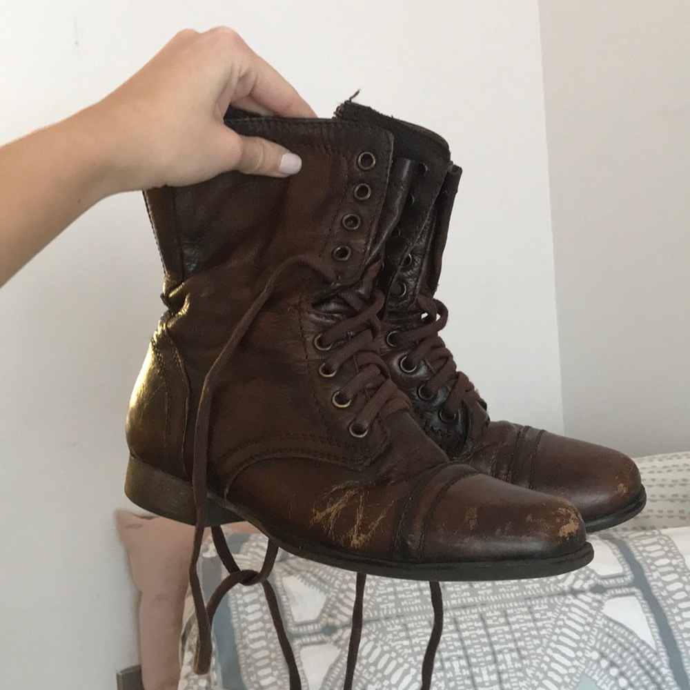 Steve Madden Troopa combat boots
