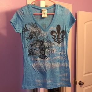 Blue V Neck-Vocal