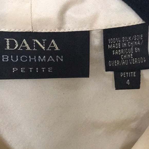 Dana Buchman Wrap Silk Blouse - Picture 2 of 4