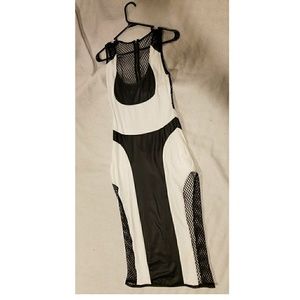 Black and white dress