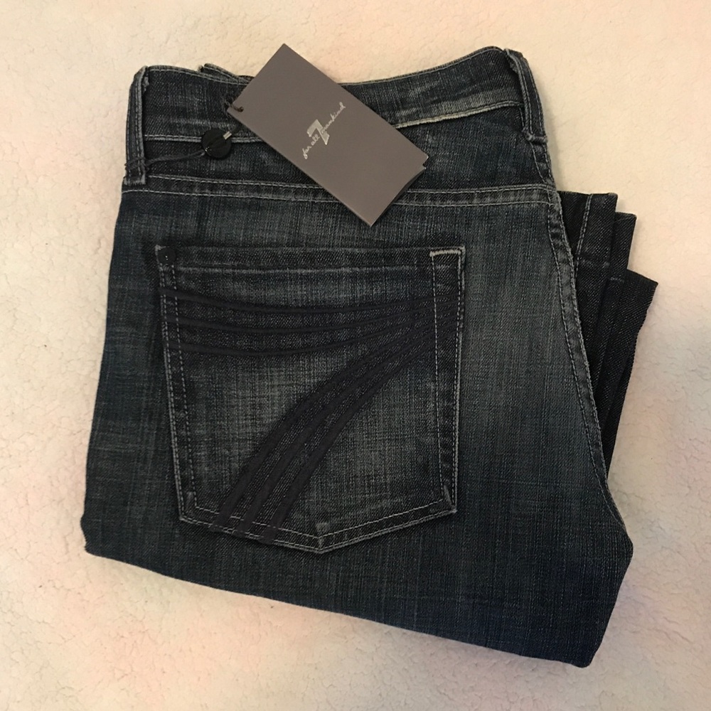 7 for all Mankind Lexie Dojo Flare Jeans 32x32