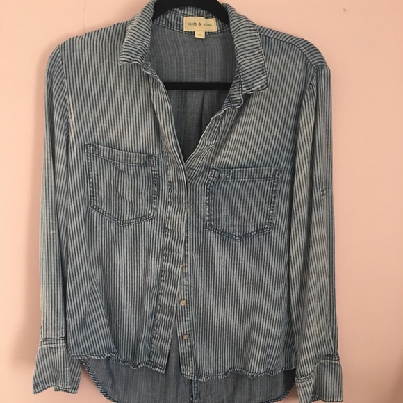 Cloth + Stone shirt- engineer stripe - Picture 2 of 5