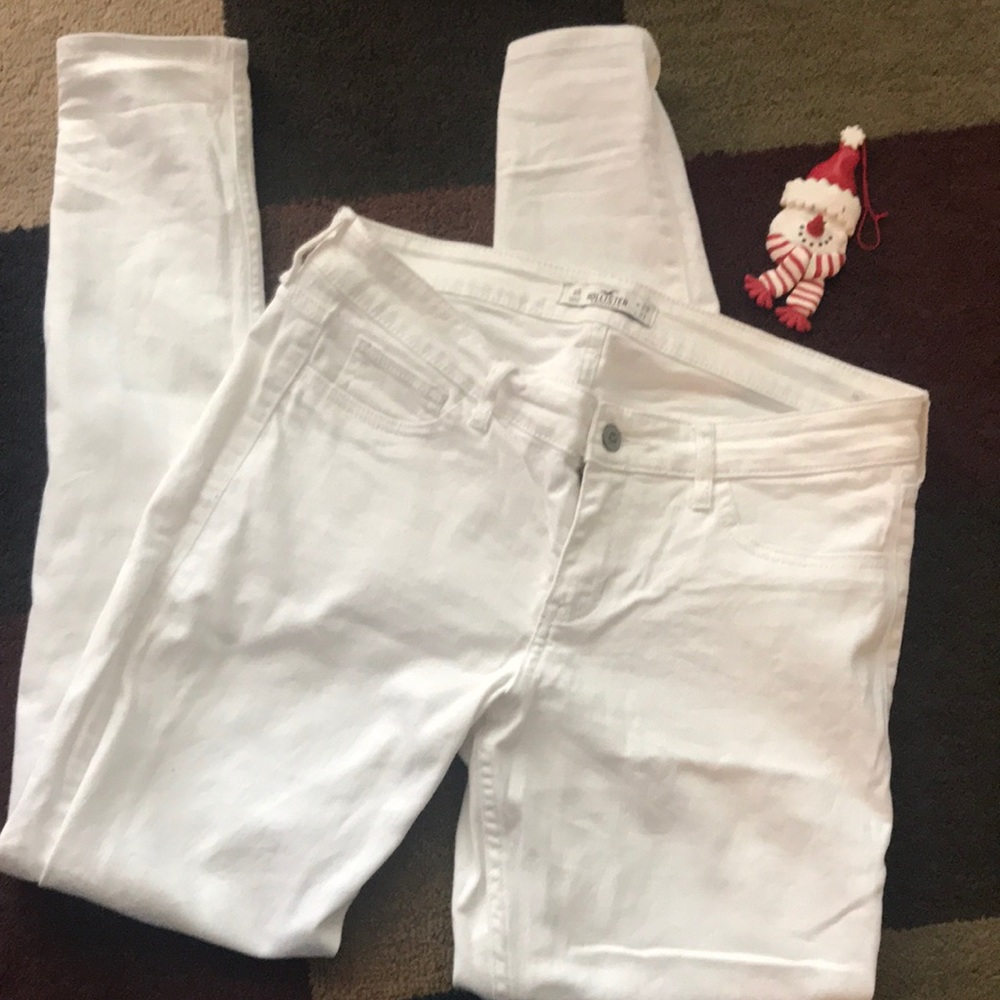 Hollister white skinny jeans  29x31 sz 9r