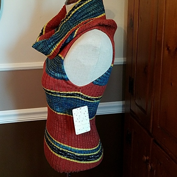 Free People Off the Shoulder Sweater Top - Picture 4 of 8