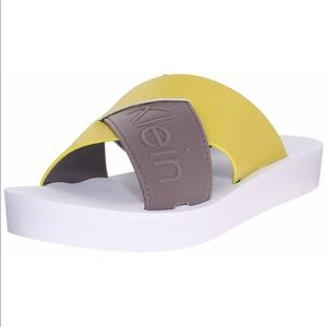 Cute! & Cool! 😎Calvin Klein Sandals/ Slides💕