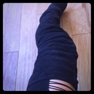 Trendy sexy tall boots