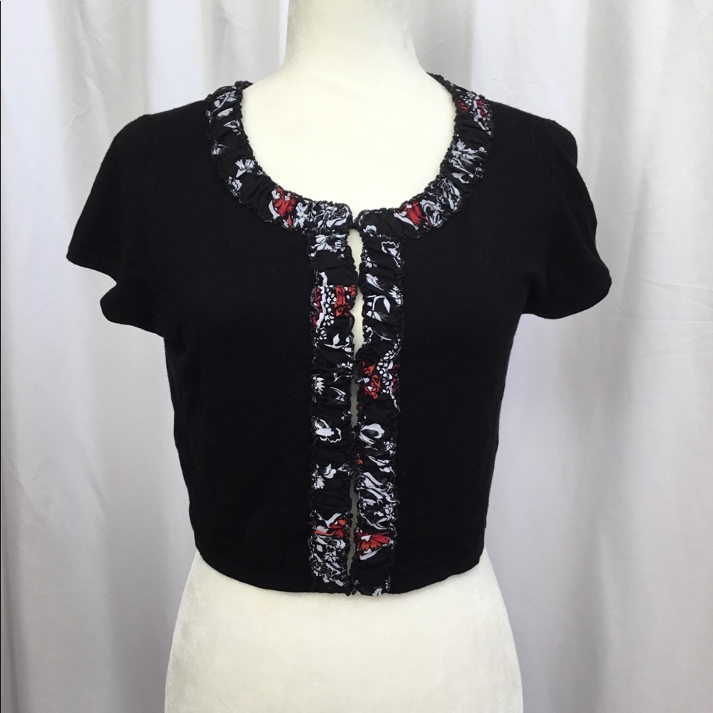 White House Black Market Cropped Sweater