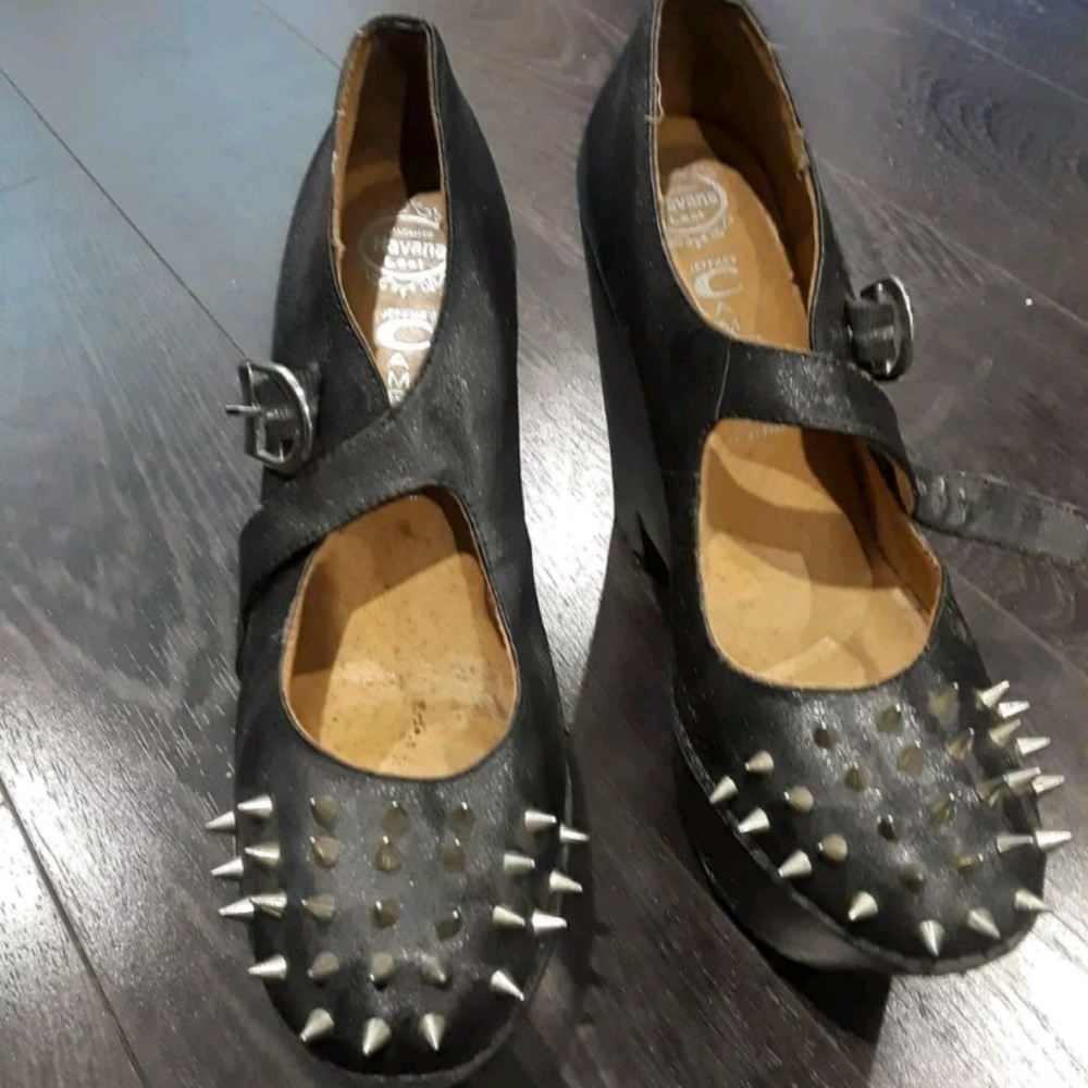 Jeffrey Campbell Platform Shoes with Spikes, 8.5
