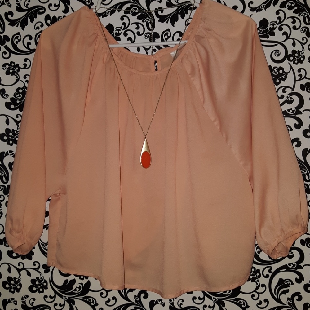 Adorable Light Peach Top